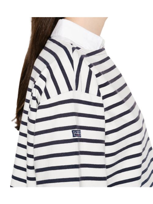 Polo Ralph LaurenFelpa a righe Polo Ralph Lauren | 211-959103-004REF NAVY DECK WASH WHITE